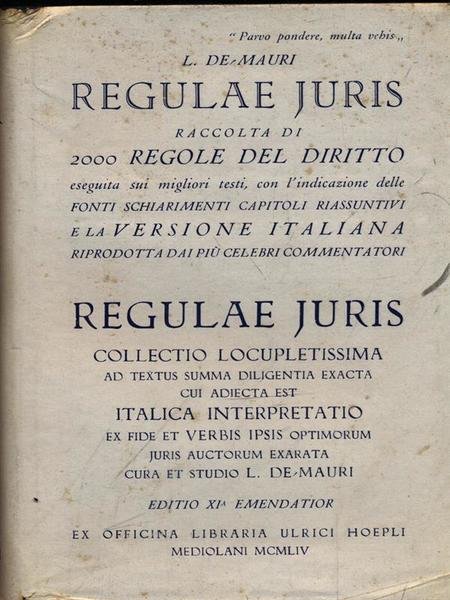 Regulae Juris