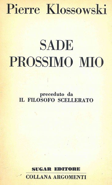Sade prossimo mio