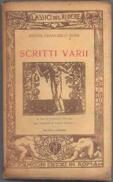 Scritti varii | Immagine principale