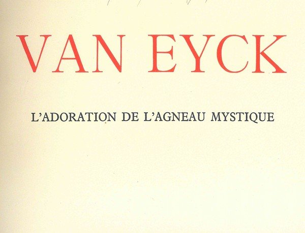 Van Eyck - L'adoration de l'Agneau Mystique