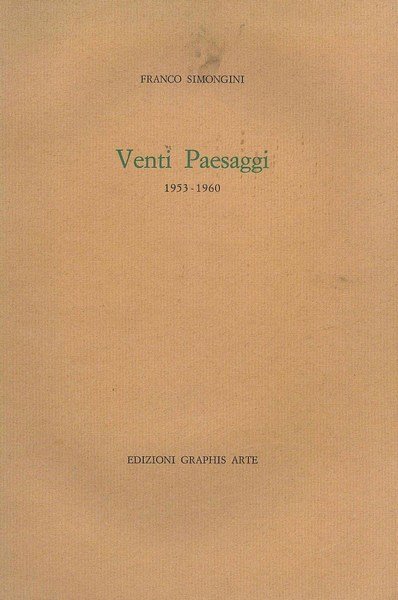 Venti paesaggi 1953 - 1960