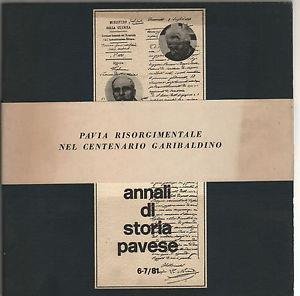 Annali di storia Pavese 6-7/81 | Immagine principale