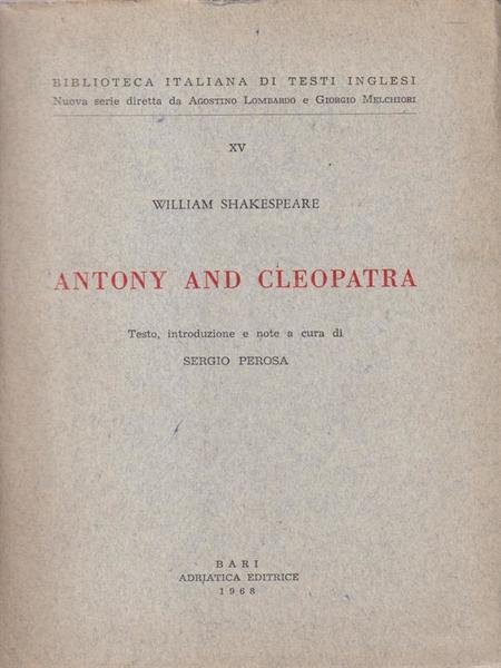 Antony and Cleopatra