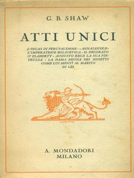 Atti unici
