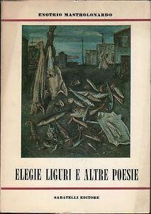 Elegie Liguri E Altre Poesie