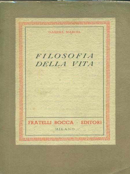 Filosofia della vita