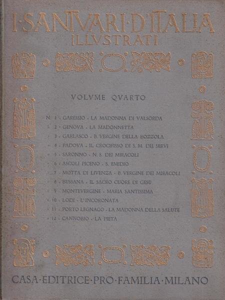 I Santuari D'Italia Illustrati | Immagine principale