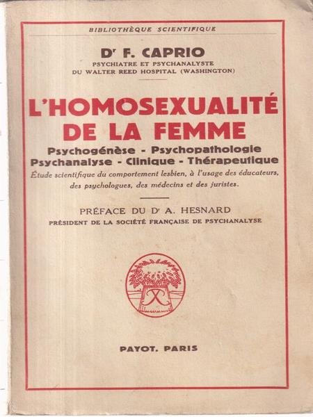 L'homosexualite de la femme