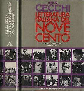 Letteratura italiana del Novecento