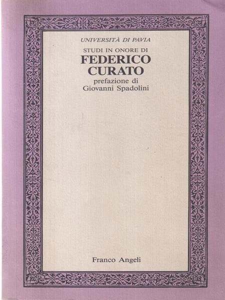 Studi in onore di Federico Curato. Vol. 1 | Immagine principale