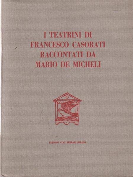 I Teatrini di francesco casorati raccontati da Mario de Micheli
