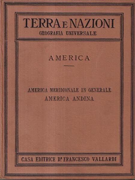 Terra e nazioni america meridionale