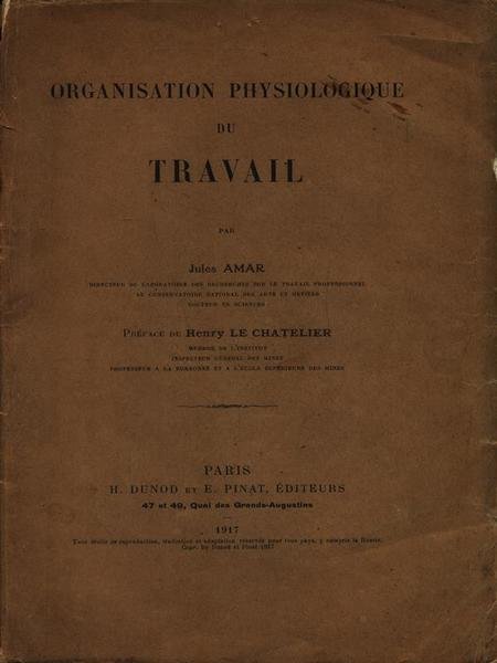 Organisation Physiologique Du Travail