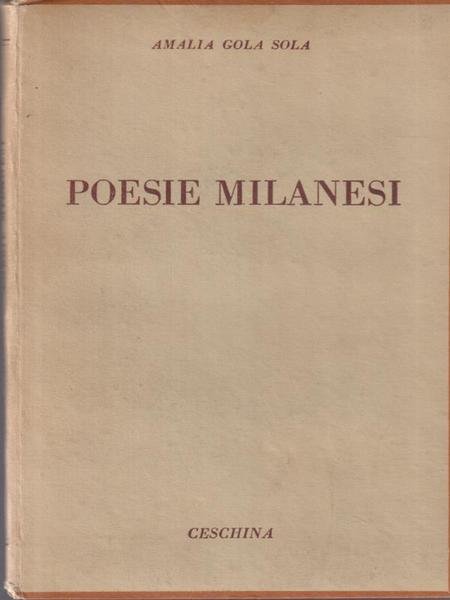 Poesie milanesi