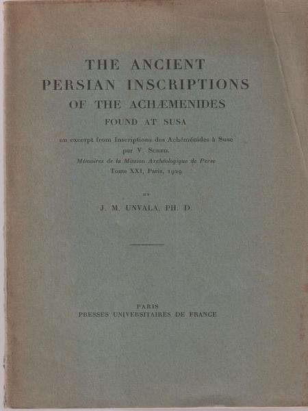 The Ancient Persian Inscriptions of the Achaemenides Found at Susa | Immagine principale