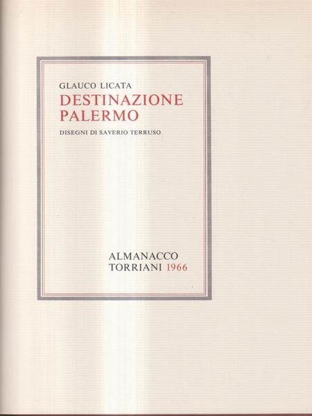 Destinazione Palermo. Almanacco Torriani. 1966