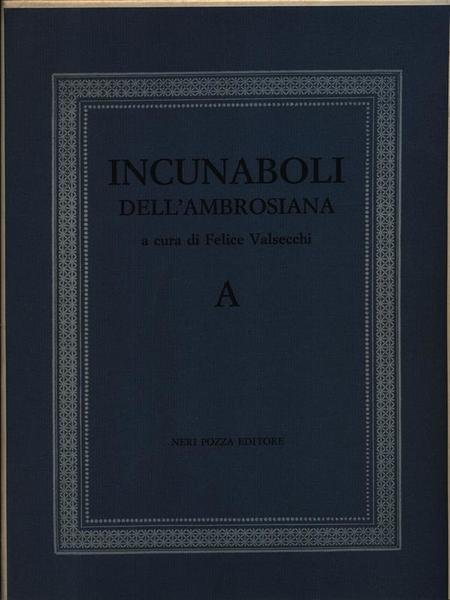 Incunaboli dell'Ambrosiana - A