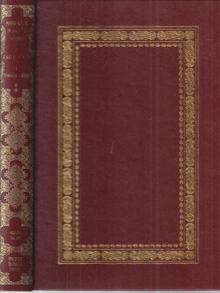 Poesie Scelte in Dialetto Milanese di Carlo Porta e Tommaso …