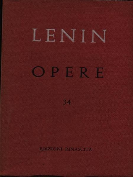 Opere vol. 34