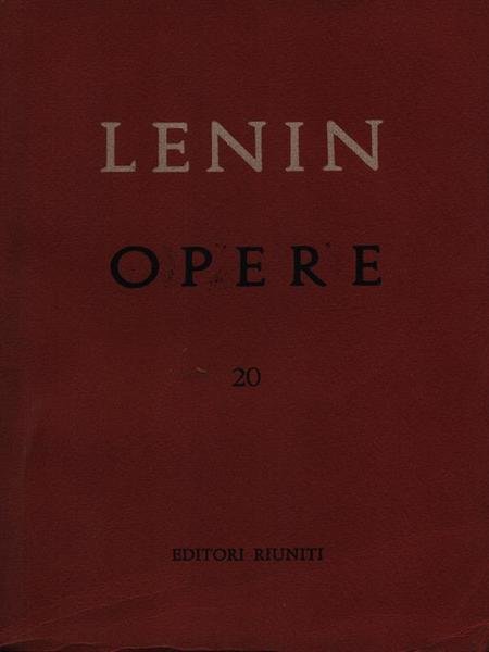 Opere vol. 20 | Immagine principale