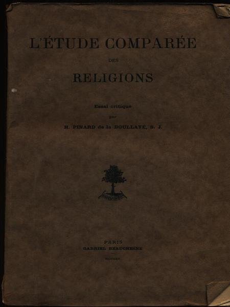 L'etude comparee des religions vol. I