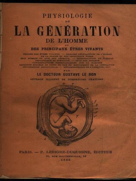 Physiologue de la generation de l'homme