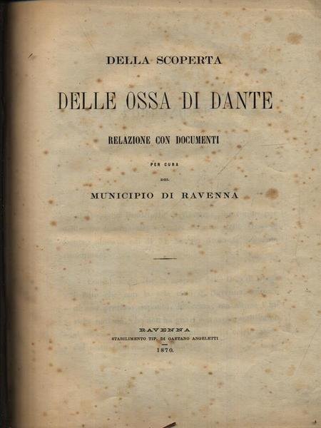 Della scoperta delle ossa di Dante