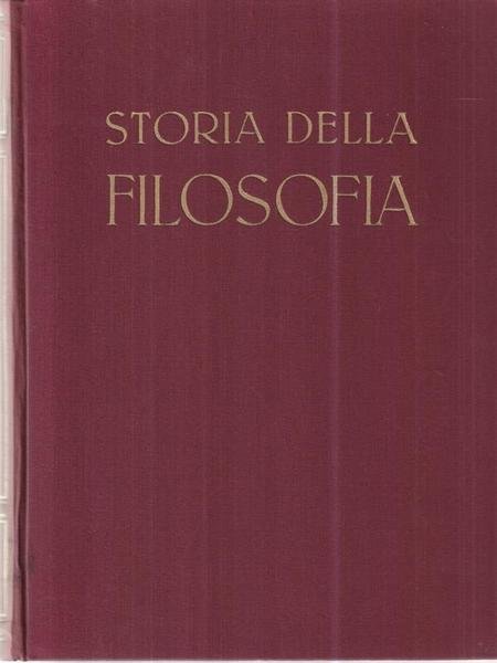 Storia della filosofia 3 voll