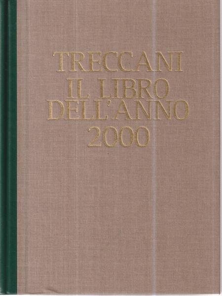 Treccani. Libro dell' anno 2000