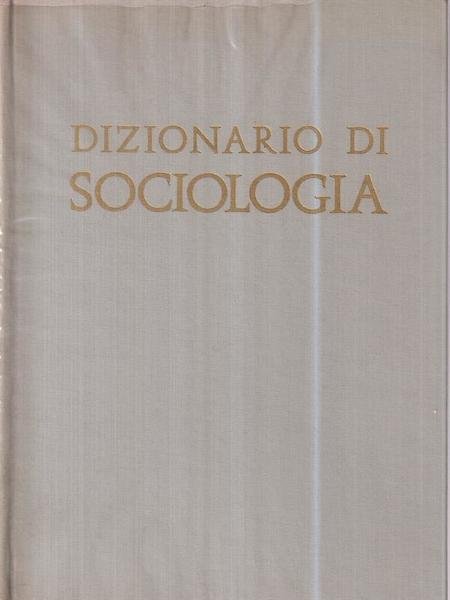 Dizionario di sociologia