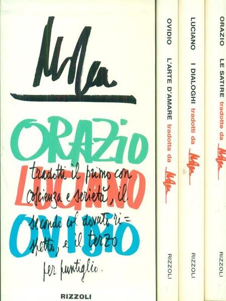 Orazio Luciano Ovidio 3 voll.