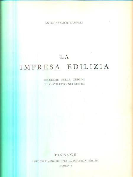 La impresa edilizia