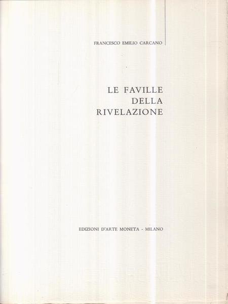 Le faville della rivelazione