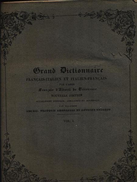Grand dictionnaire francais italien et italien francais 2vv