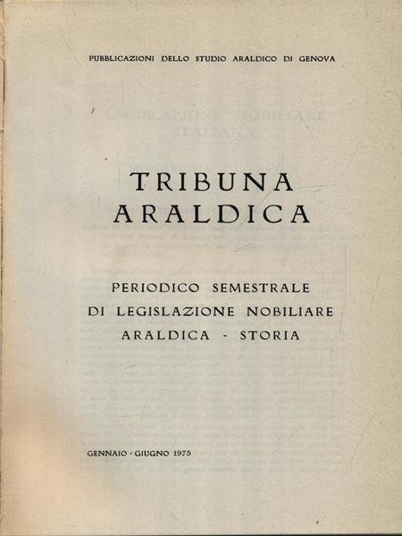 Tribuna araldica 1975-1976