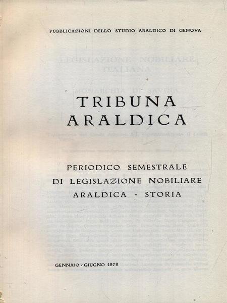 Tribuna araldica 1978-1980