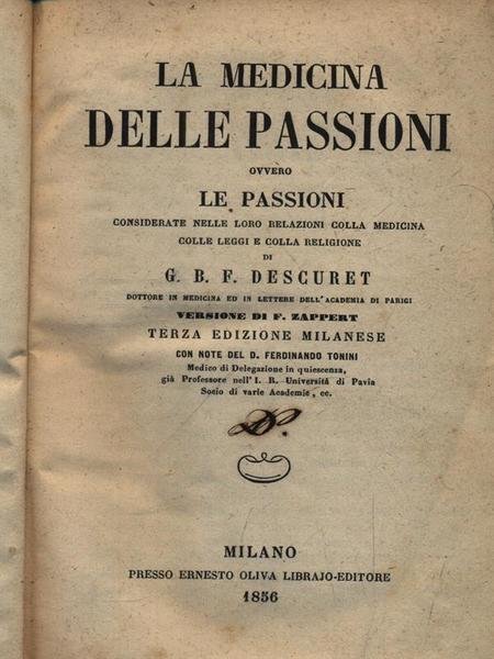 La medicina delle passioni