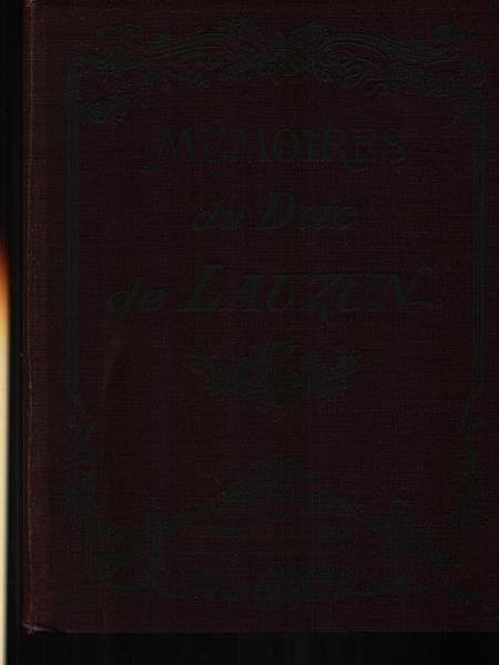 Memoires du duc de Lauzun