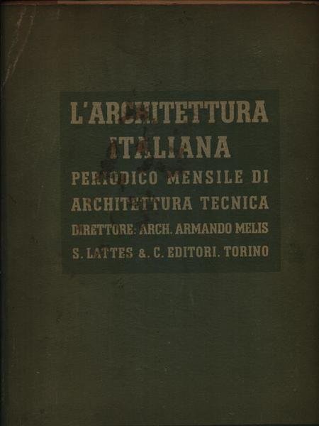 L'architettura italiana 1937