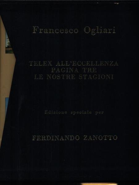 Telex all'eccellenza - Pagina tre - Le nostre stagioni 3vv | Immagine Gallery 1