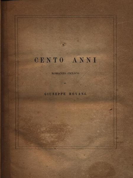 Cento anni 2vv