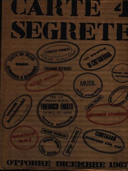 Carte segrete 4/ottobre-dicembre 1967