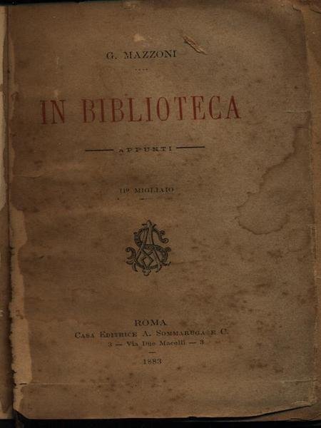In biblioteca