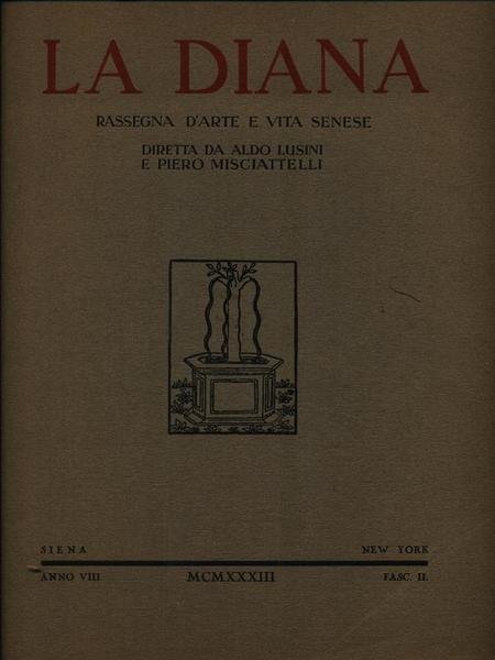 La Diana fasc. II/1933 | Immagine principale