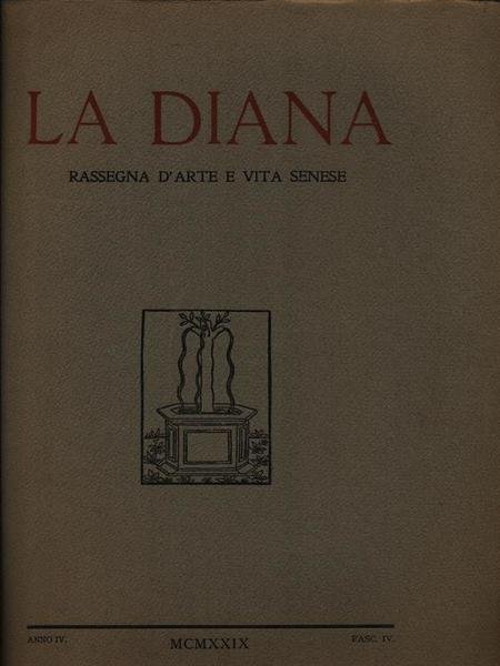 La Diana annata 1929 4vv