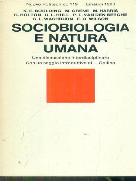 Sociologia e natura umana