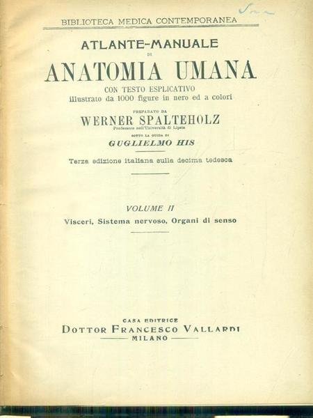 Atlante-manuale di anatomia umana 2vv