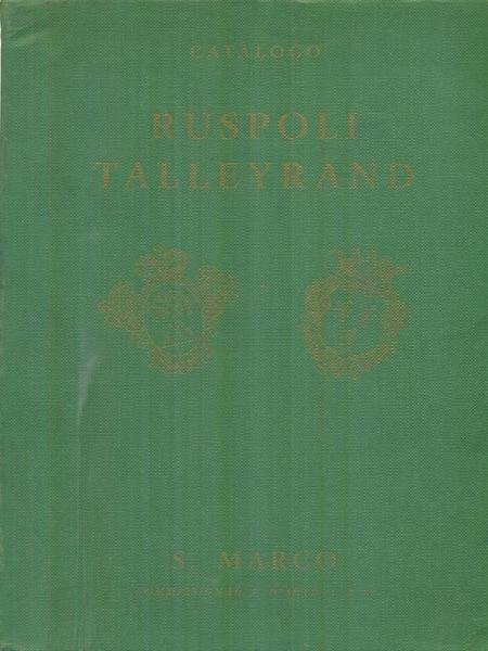 Catalogo Ruspoli - Tayllerand