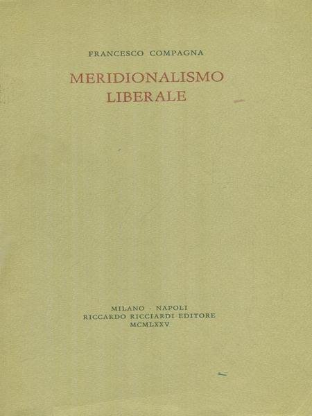Meridionalismo liberale