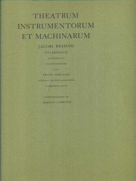 Theatrum instrumentorum et machinarum